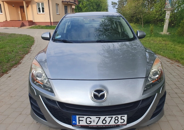 Mazda 3 cena 11990 przebieg: 155340, rok produkcji 2009 z Białystok małe 56